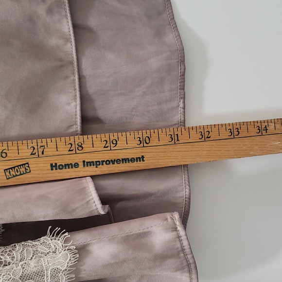 LOGO Lori Goldstein Super Soft Lace and Satin and Rayon High/Low Hem Tunic - Picture 8 of 8